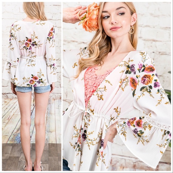 Angel Spell Bound Kimono Top - Picture 2 of 8